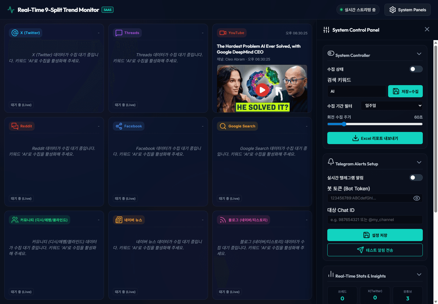 Trend Market Monitor detail preview